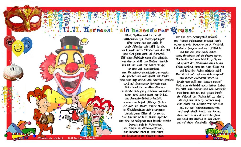 Elfter, Elfter – Elfuhr Elf!