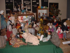 Weitgereiste Weihnachtskrippe