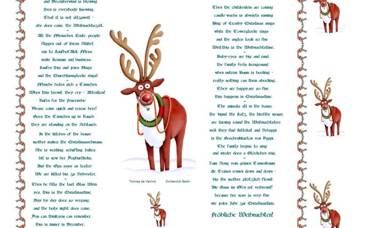 Nun is coming the Christmastime – das etwas andere Weihnachtsgedicht