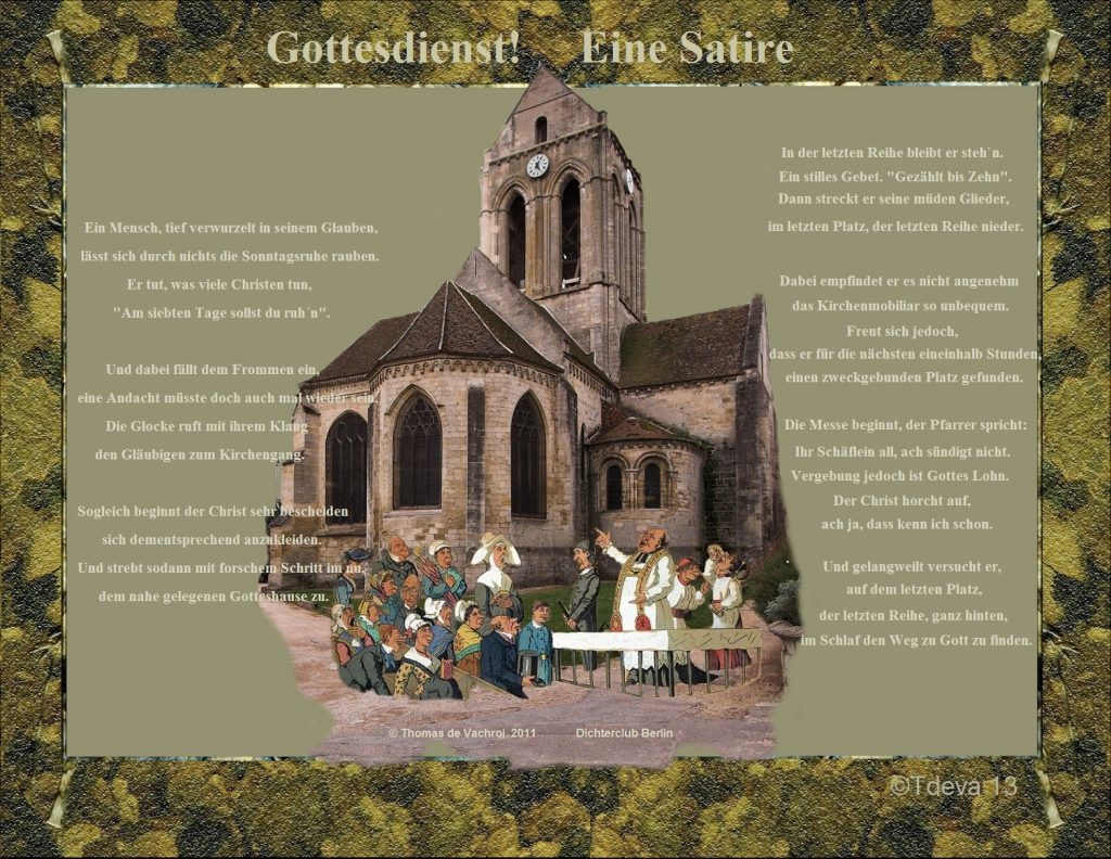 Gottesdienst – eine Satire!