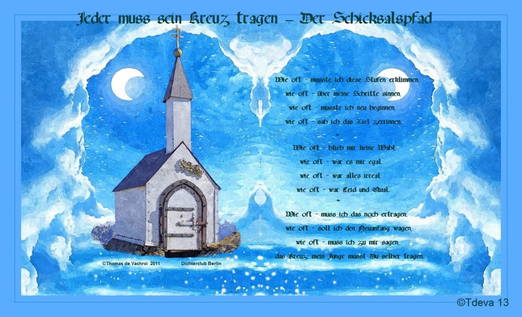 Jeder muss sein Kreuz tragen!