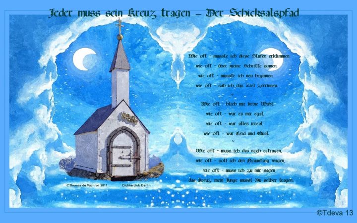 Jeder muss sein Kreuz tragen!