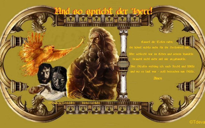 Und so spricht der Herr!