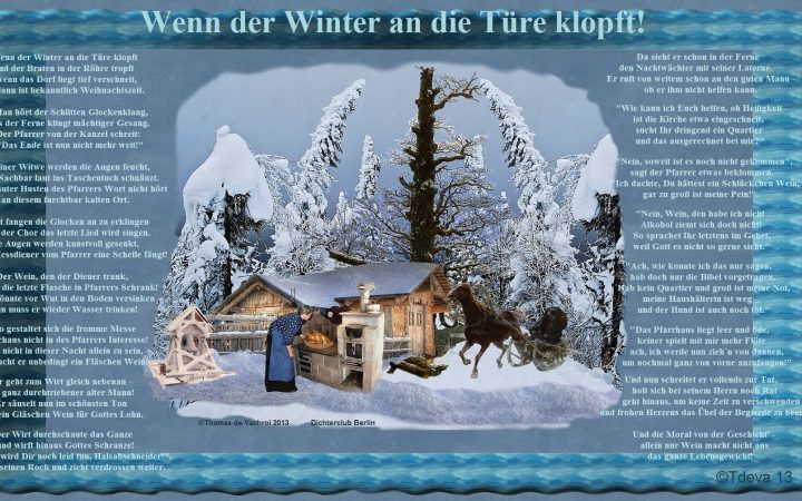 Wenn der Winter an die Türe klopft!