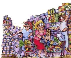 Regale Supermarkt
