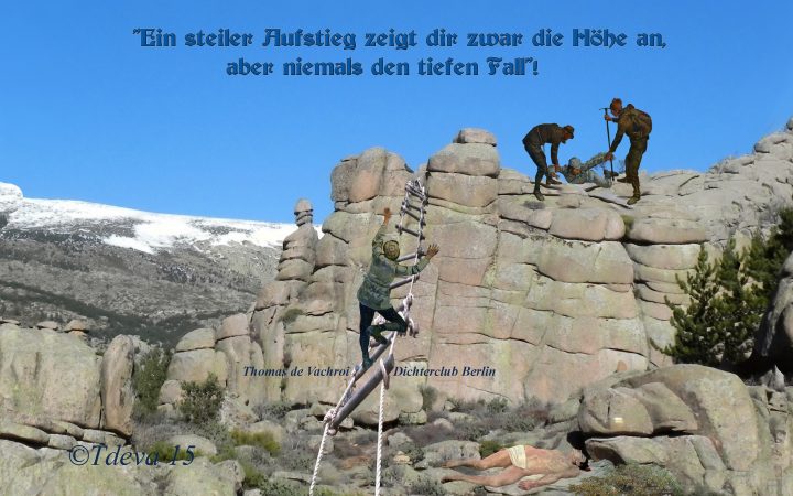 Steiler Aufstieg!