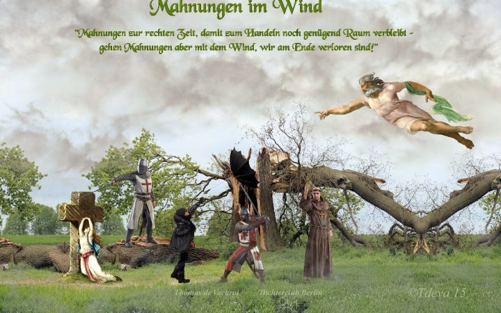 Mahnungen im Wind!