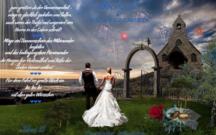 Hochzeit machen das ist wunderbar……….