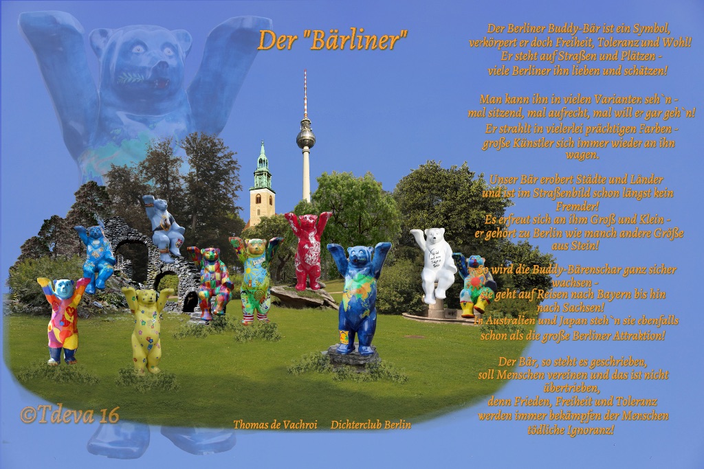 Der “Bärliner” – verewigt für Berlin!