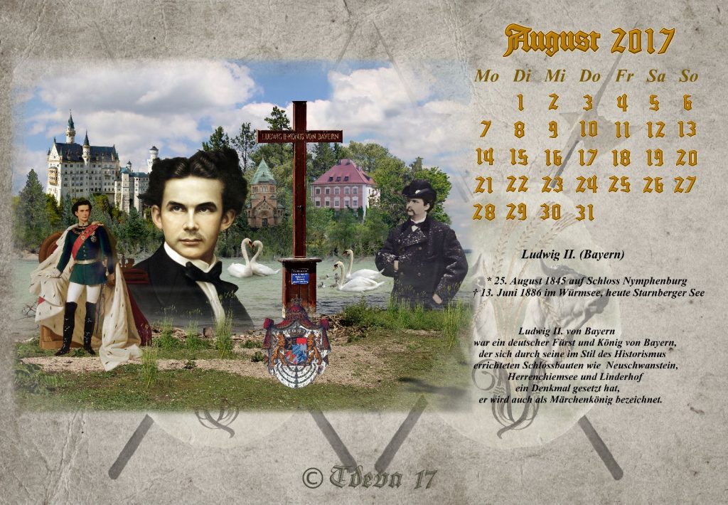 Vachrois Jahreskalender 2017 – Monat August