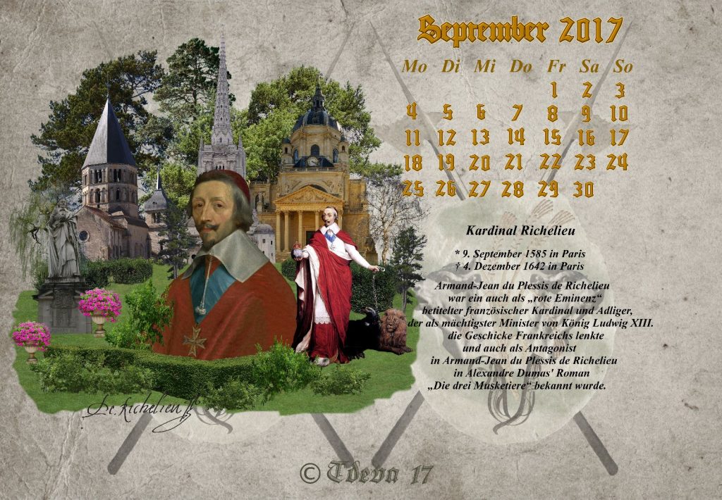Vachrois Jahreskalender 2017 – Monat September