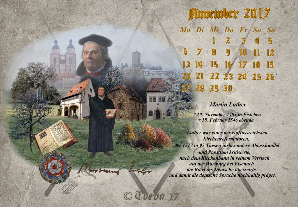 Vachroi’s Jahreskalender 2017 – Monat November