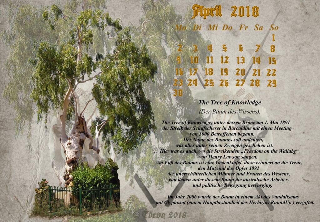 Vachroi‘s Jahreskalender 2018 – Monat April