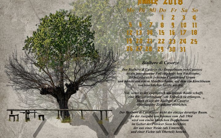 Vachrois Jahreskalender 2018 – Monat März