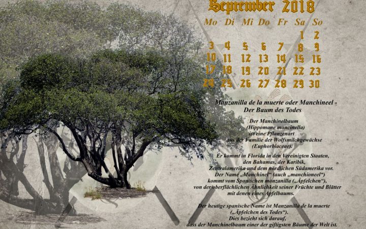 Vachroi’s Jahreskalender 2018 – Monat September