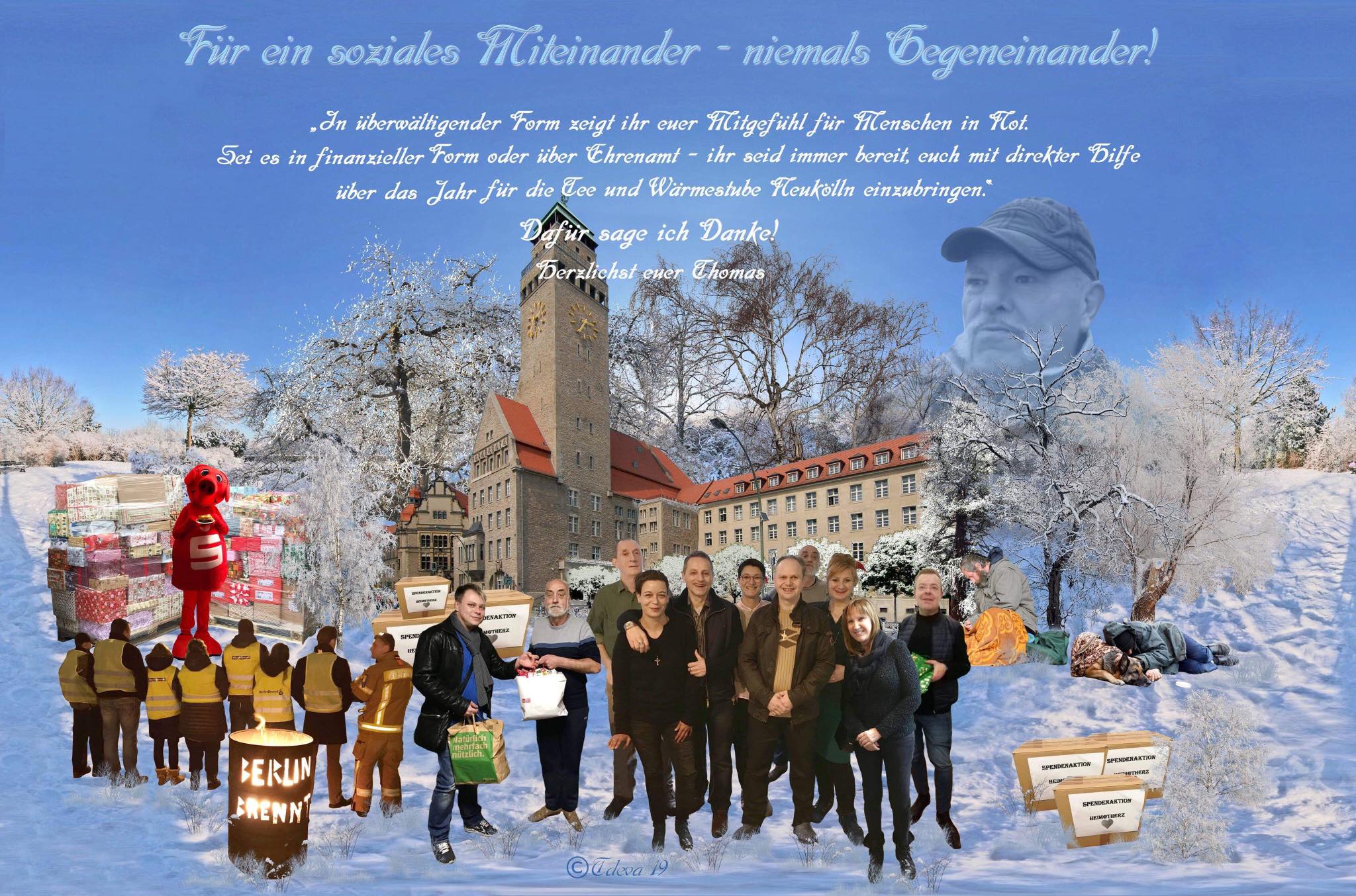 Die Grußkarte für das Ehrenamt