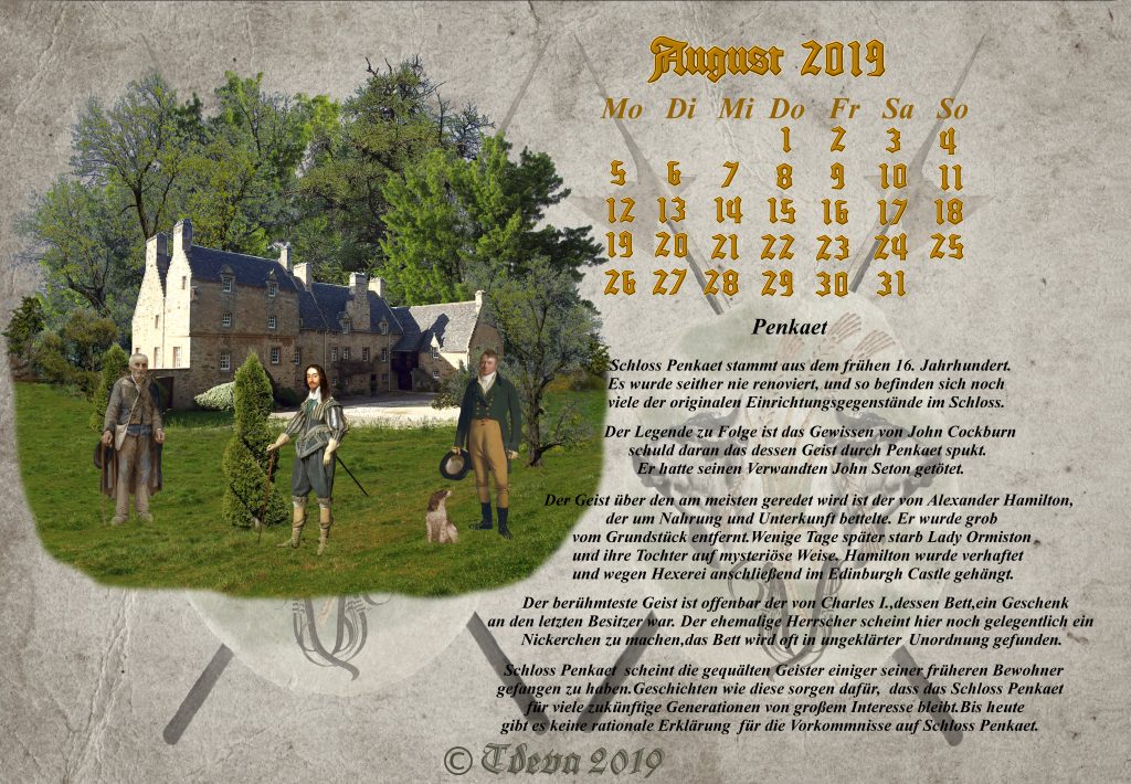 Vachrois Jahreskalender – Monat August