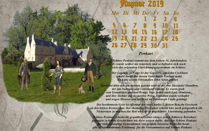Vachrois Jahreskalender – Monat August