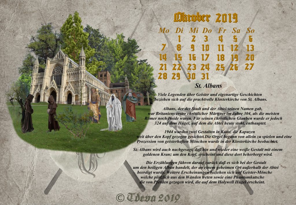 Vachroi’s Jahreskalender 2019 – Monat Oktober