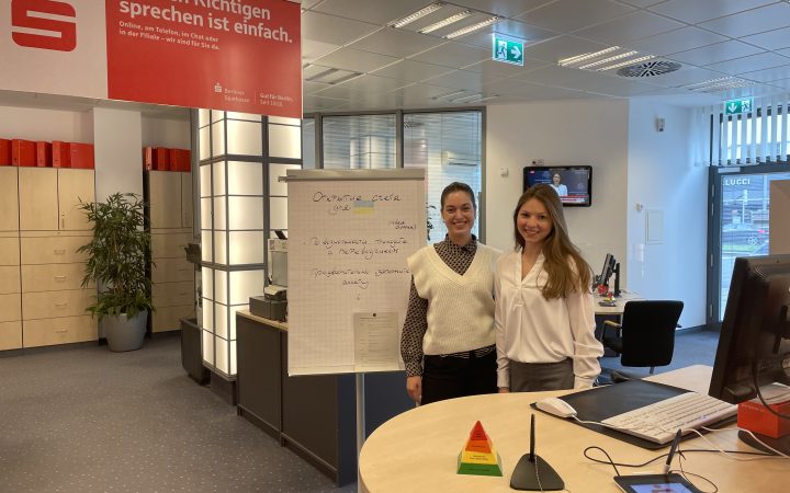Berliner Sparkasse – Wir sind für Sie da!  Verantwortliche Geflüchtetenarbeit einmal anders.