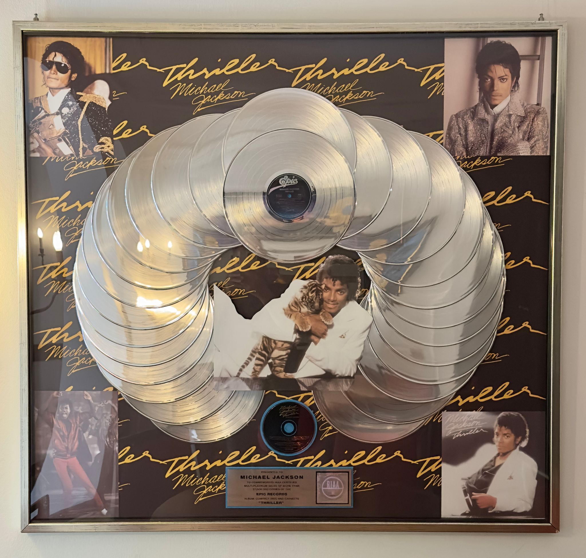Michael Jackson Platin