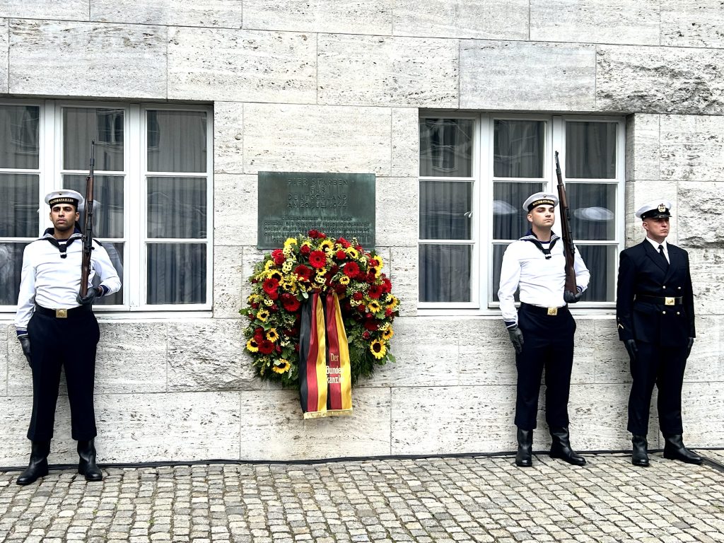 20. Juli 2023, Gedenkveranstaltung für die 5 erschossenen Widerstandskämpfer im Bendlerblock vom 20. Juli 1944.
