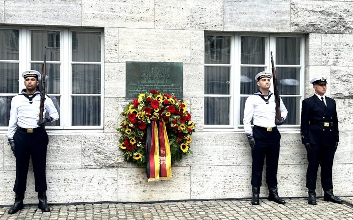 20. Juli 2023, Gedenkveranstaltung für die 5 erschossenen Widerstandskämpfer im Bendlerblock vom 20. Juli 1944.