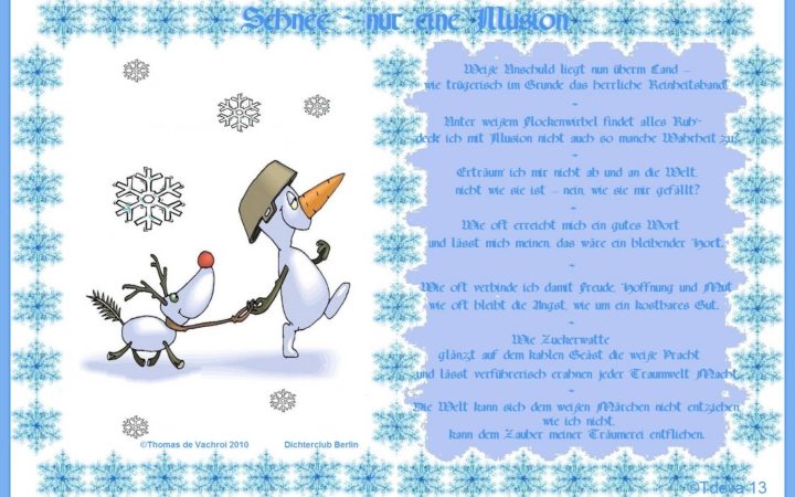 Schnee – nur eine Illusion