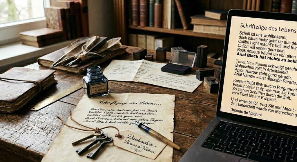 Schriftzüge des Lebens